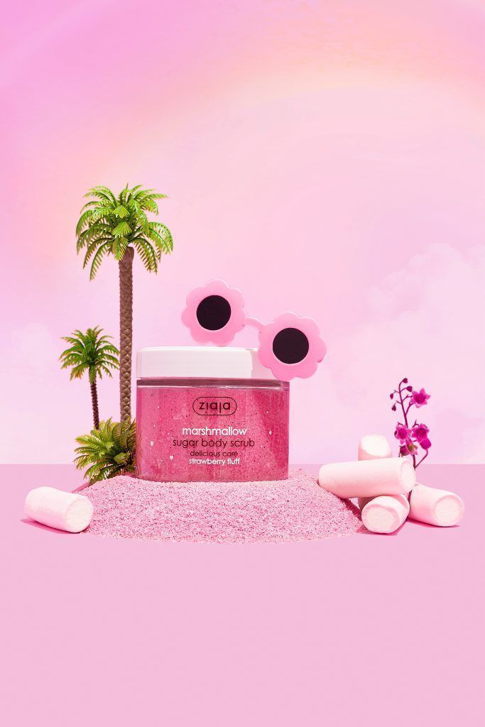 Fotografía de producto creativa de la marca Ziajapara marcas de productos de higiene y cuidado personal. Capturando la esencia fotografía creativa comercial