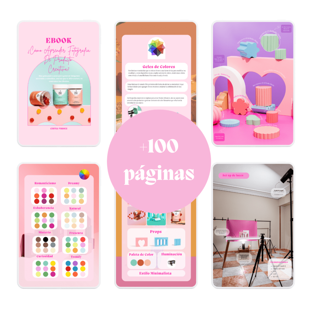 ebook para aprender fotografia de producto creativa
